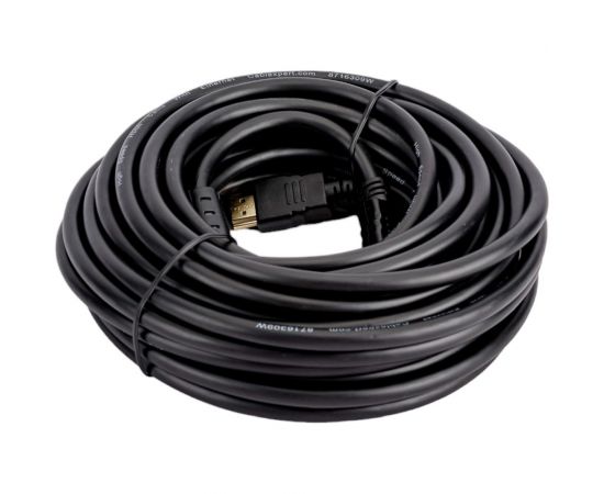Кабель HDMI Cablexpert 10м v1.4 19M/19M черный позолоченные разъемы экран 2 ферритовых кольца пакет CCF2-HDMI4-10M – изображение 3