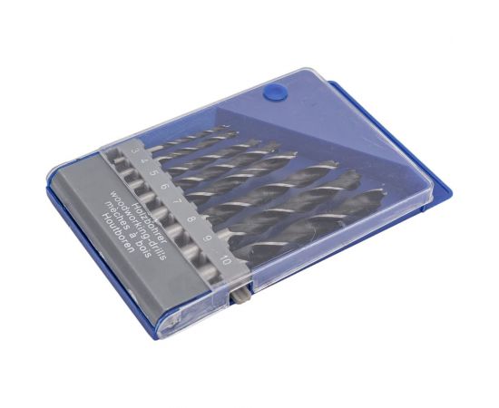 Сверла по дереву 8 шт, 3-4-5-6-7-8-9-10 мм BRENAR 436 – изображение 2