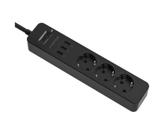 Сетевой фильтр Harper UCH-325 Black H00003419 – изображение 4