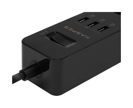 Сетевой фильтр Harper UCH-325 Black H00003419 – изображение 10