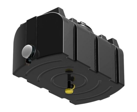 Душевой бак POLIMER GROUP серии R 100 литров, черный, с подогревом DR100S112 