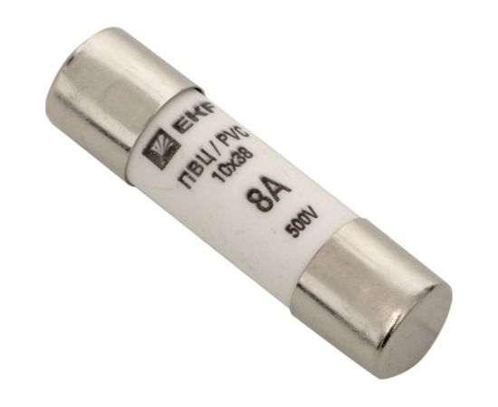 Цилиндрическая плавкая вставка EKF ПВЦ, 8А 20 шт PROxima pvc-10x38-8 