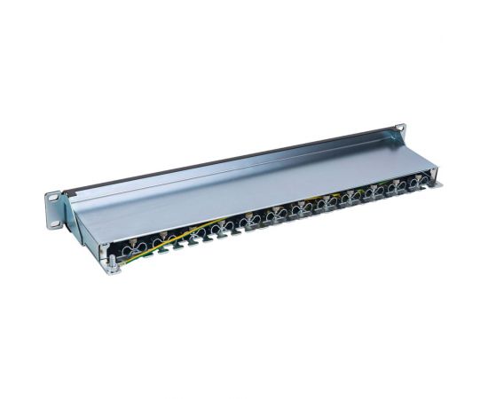 Патч-панель IEK ITK 1U кат.6 STP, 24 порта Dual, с кабельным органайзером PP24-1UC6S-D05 – изображение 5