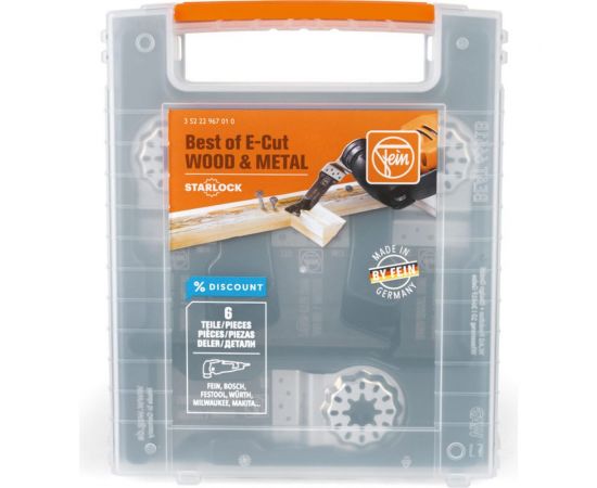 Пильные полотна BEST OF E-CUT STARLOCKPLUS WOOD & METAL набор из 6 шт Fein 35222967010 – изображение 6