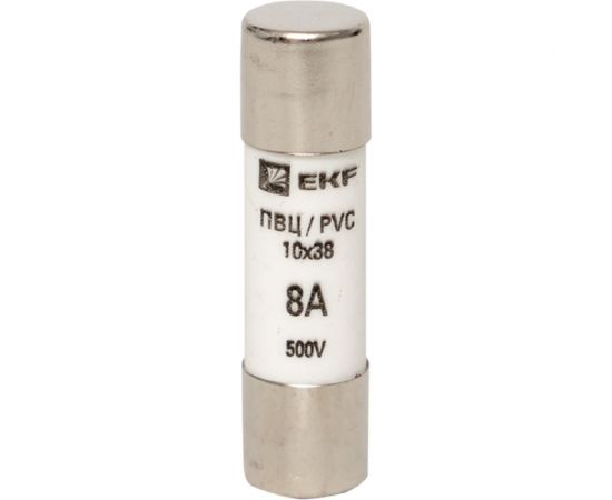 Цилиндрическая плавкая вставка EKF ПВЦ, 8А 20 шт PROxima pvc-10x38-8 – изображение 2