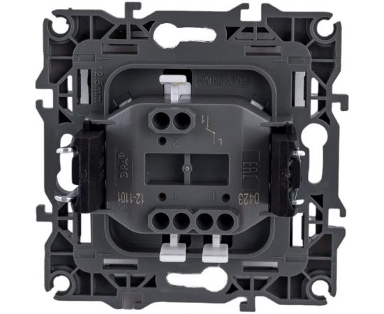 Выключатель ЭРА 12-1101-12 10АХ-250В, IP20, 12, графит Б0019276 – изображение 4