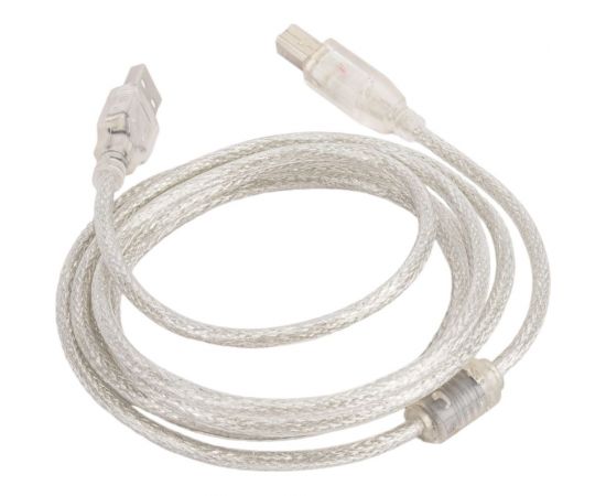 Кабель Cablexpert USB 2.0 Pro AM/BM 2м, экран прозрачный CCF-USB2-AMBM-TR-2M – изображение 4