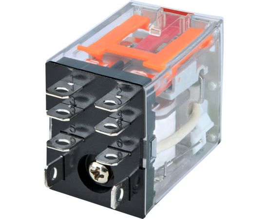 Миниатюрное силовое реле РЕЛЕОН 1 CO конт. 16а; 24в Ac; блокируемая кнопка проверки RP531802405 – изображение 2