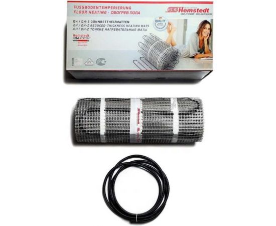 Греющий двужильный мат Hemstedt DH-1 м2,150 Вт/м2 30751-150 – изображение 2