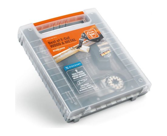 Пильные полотна BEST OF E-CUT STARLOCKPLUS WOOD & METAL набор из 6 шт Fein 35222967010 – изображение 5