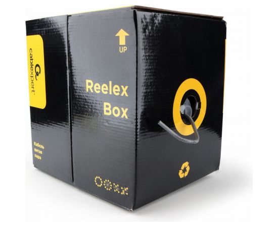 Кабель Cablexpert UTP5e, 4 пары, 0.51 мм, CCA, одножильный, 100 м, серый UPC-5051E-SOL/100 – изображение 3