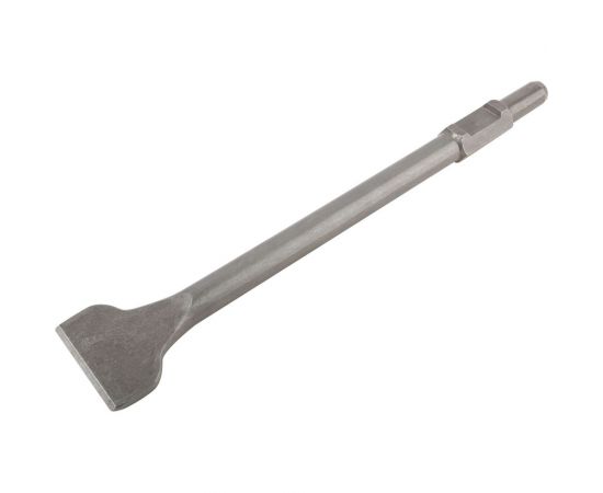 Зубило широкое (75х450 мм; НЕХ 30 мм) для молотка отбойного FIT 33410 – изображение 3