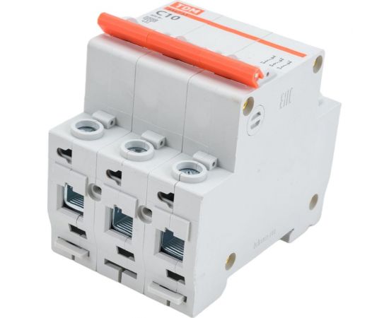 Автоматический выключатель TDM ВА47-63 3Р 10А SQ0218-0018 – изображение 3