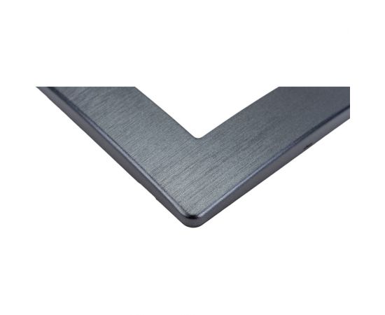 Рамка для розеток и выключателей ЭРА Серия 12 12510212 на 2 поста, Сатин, графит Б0052515 – изображение 2