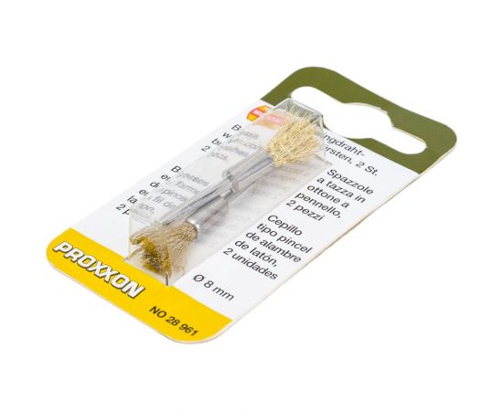 Щетка-кисточка латунная (2 шт; 8 мм) Proxxon PR- 28961 – изображение 3