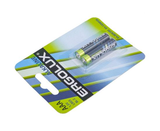 Батарейка Ergolux 1.5В LR03 Alkaline BL-2 LR03 BL-2 11743 – изображение 2