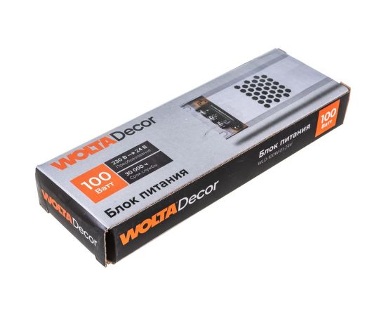 Блок питания Wolta Decor для светодиодной ленты 100Вт 24В IP20 WLD-100W/01-24V – изображение 3