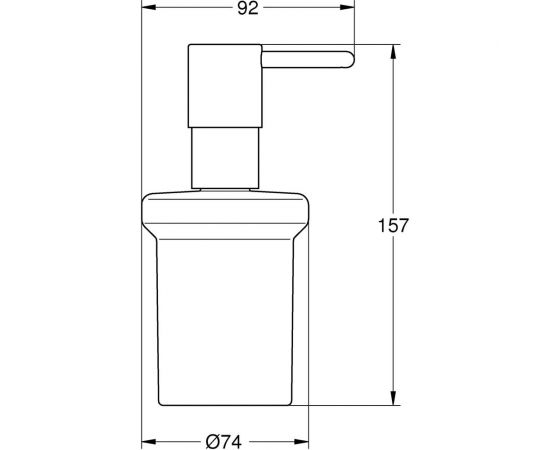 Дозатор жидкого мыла GROHE Essentials 40394001 – изображение 5
