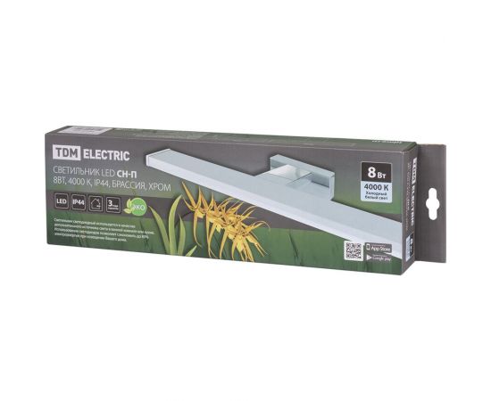 Светильник TDM LED CH-П 8Вт, 4000 К, IP44, Брассия, хром SQ0358-0202 – изображение 6