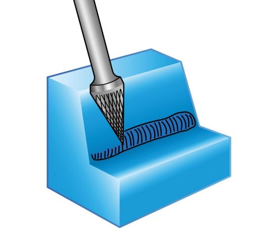 Борфреза твердосплавная NORGAU форма M (12x22 мм; хвостовик 6 мм) 077145120 – изображение 6