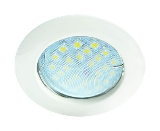 Встраиваемый светильник Ecola MR16 DL100 GU5.3 литой белый 24x75 FW1601EFF 