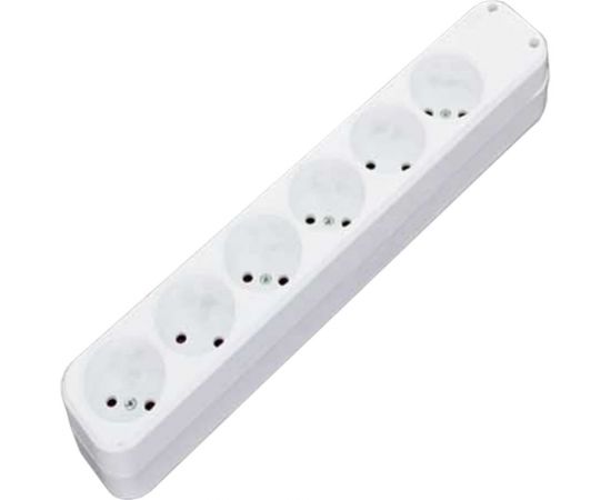 Удлинитель AY-KA 6-местная, без заземления, шторки 2м. кабель 2х0,75 мм 8861002 