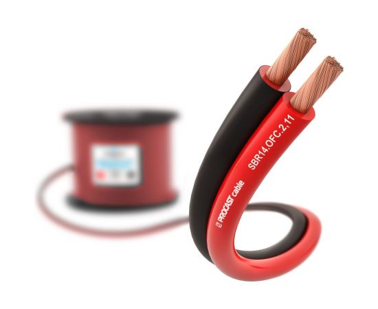 Акустический кабель PROCAST cable SBR 14.OFC.2,11.3, 14AWG 2x2,11mm2, красно-черный, 3 м НФ-00001758 