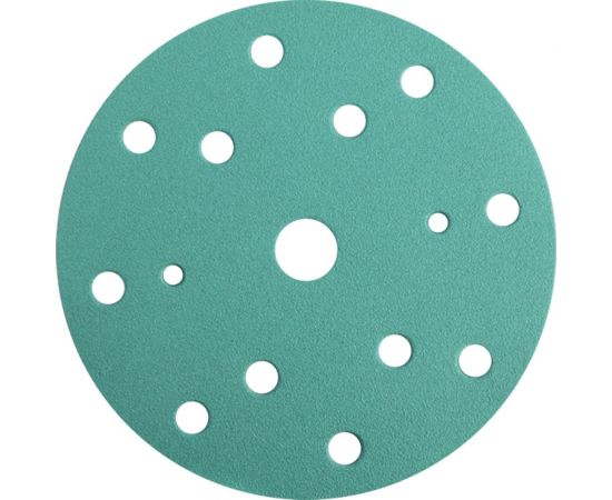 Круг абразивный на пленке GREEN (100 шт; 150 мм; P400; 15 отверстий) RADEX 661512 