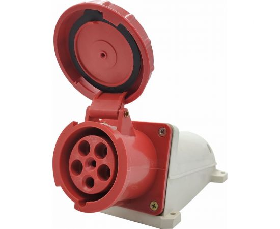 Стационарная розетка ANDELI AM-135 63A 380В~415В 3P+N+E IP67 ADL13-021 