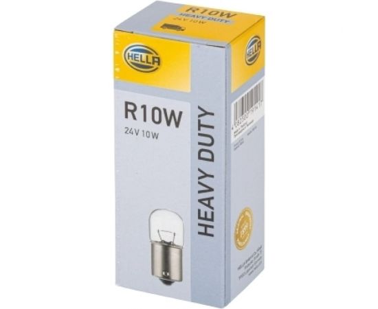 Лампа накаливания Hella R10W, 24 В, 11 Вт, BA15s, 10 шт 8GA 002 071-251 – изображение 2