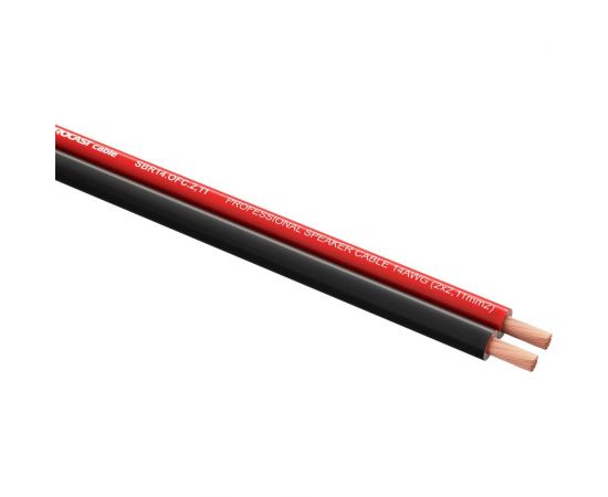 Акустический кабель PROCAST cable SBR 14.OFC.2,11.3, 14AWG 2x2,11mm2, красно-черный, 3 м НФ-00001758 – изображение 2