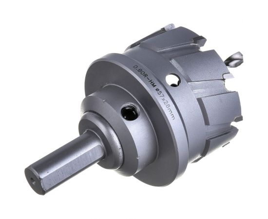 Коронка по металлу HM (57х28 мм; хвостовик 13 мм; комплект) D.BOR HS-HM-28-057-T – изображение 4