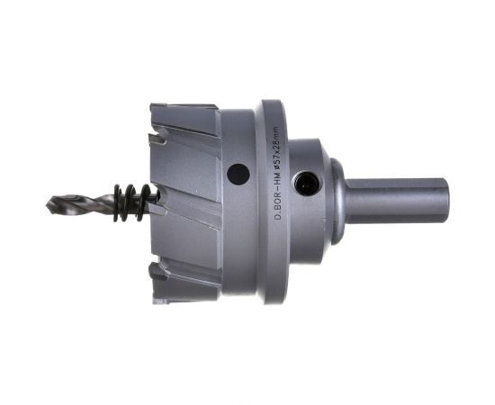 Коронка по металлу HM (57х28 мм; хвостовик 13 мм; комплект) D.BOR HS-HM-28-057-T – изображение 3