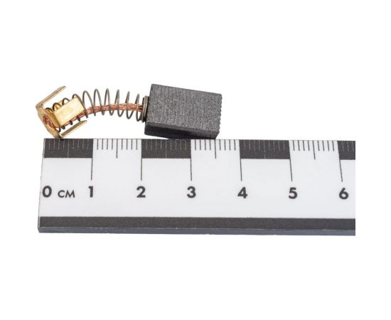 Комплект угольных щеток для электроинструмента Makita (пружина, пятак-уши), 6x10x14.5 мм, 2 шт COFRA SDM-34591 – изображение 3