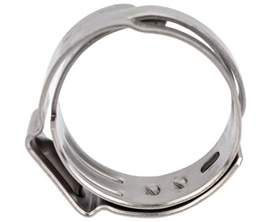 Ушковый хомут OETIKER 15,3-18,5 мм, ширина 7 мм, нерж. сталь, Швейцария, 10 шт. 16700020 – изображение 3