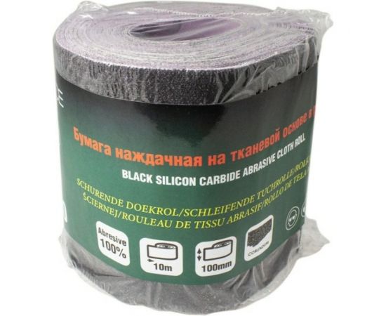 Бумага наждачная на тканевой основе в рулоне 100 мм, 10 м, P80 Rockforce RF-FB480C – изображение 2