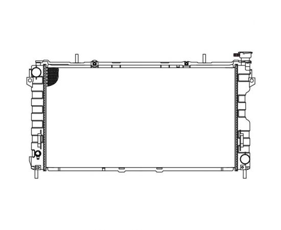 Радиатор охлаждения для автомобилей Caravan /Voyager 3.3i/3.8i LUZAR LRc 0352 – изображение 3