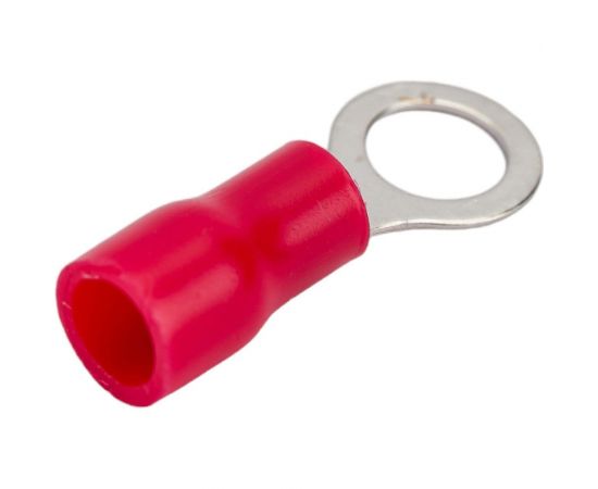Кольцевой наконечник REXANT, изолированный, диам. 5.3 мм, 0.5-1.5 кв.мм, красный 08-0014 – изображение 7