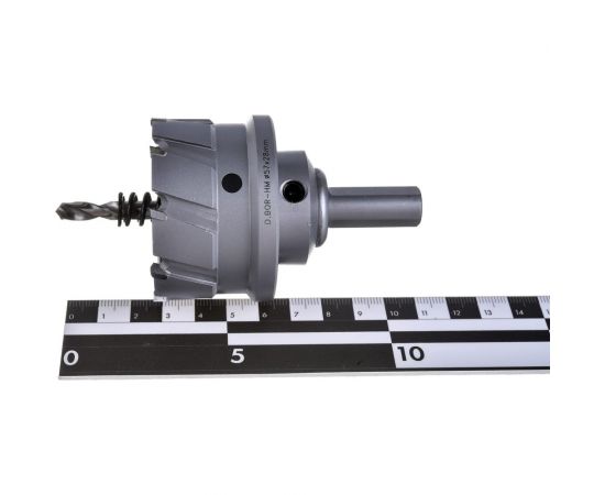 Коронка по металлу HM (57х28 мм; хвостовик 13 мм; комплект) D.BOR HS-HM-28-057-T – изображение 2