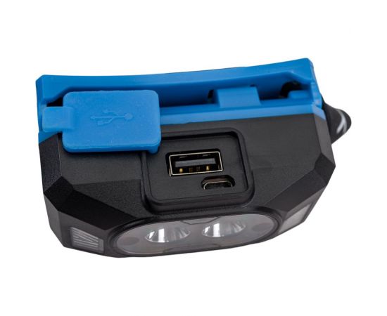 Налобный фонарь HOEGERT TECHNIK с датчиком движения и функцией power bank, usb HT1E423 – изображение 5