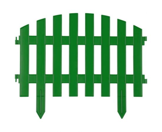 Декоративный забор GRINDA 28х300 см, зеленый 422203-G 