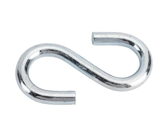 Крюк ЗУБР S-образный, 6мм, 2 шт, оцинкованный, 304566-06 