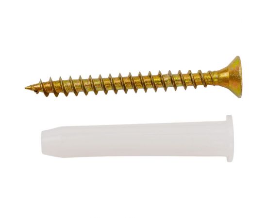 Набор белый дюбель VIPкрепеж 50 шт. 31560 VIP 