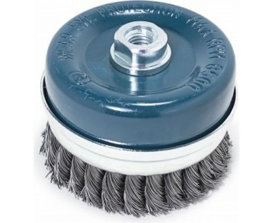 Кордщетка чашеобразная стальная витая для УШМ (110 мм; М14) ROCKFORCE RF-BWG104 