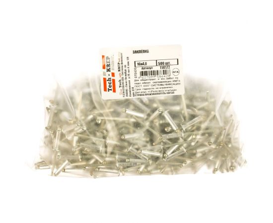 Заклепка 4.0х16, 500шт - пакет Tech-Krep 114172 – изображение 2