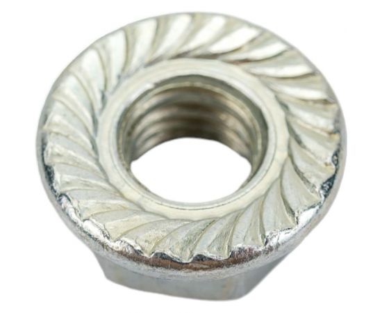 Гайка ЦКИ DIN6923 M6 рифленая Ц 1000 шт. 60763 – изображение 2