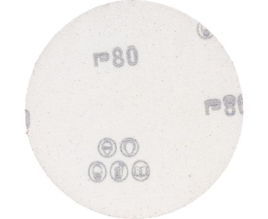 Круг абразивный под липучку (10 шт; 115 мм; P80) SANTOOL 060201-115-080 – изображение 3