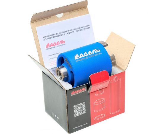 Сверло алмазное для подрозетников SF-DE70 (68/65 мм; M16; 5 сегментов) Адель ДУУ00005765 – изображение 3