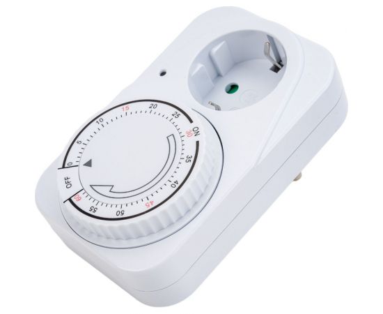 Механический таймер GoPower Timix 08 16A 3600W 1ч/1мин (1/12/48) 00-00019843 – изображение 3