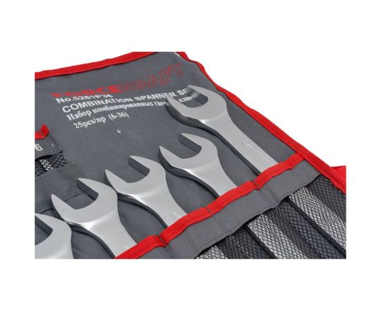 Набор комбинированных ключей FORCEKRAFT 25 пр, на полотне 29936 FK-5261P36 – изображение 5